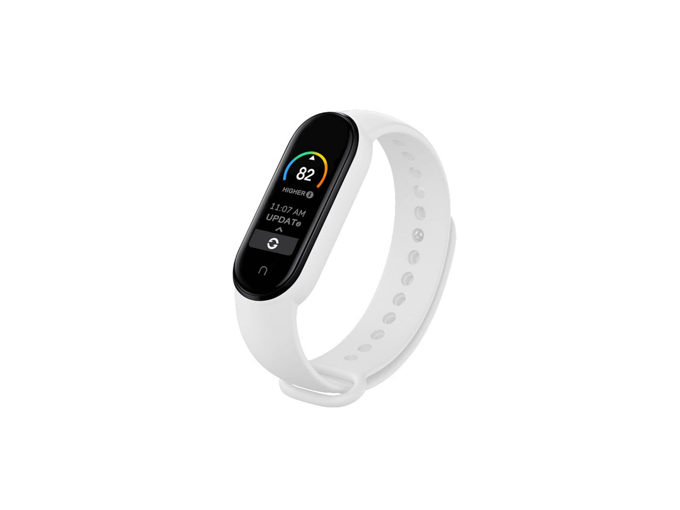 Fekete Techancy szilikon óraszíj Xiaomi Mi Band 5/6-hoz
