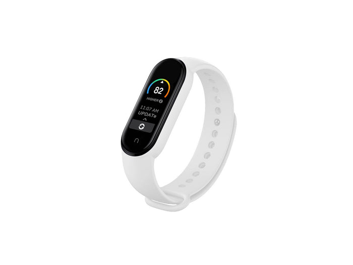 Fekete Techancy szilikon óraszíj Xiaomi Mi Band 5/6-hoz