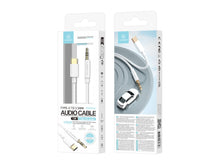 Fehér Techancy USB-C–3,5 mm AUX audiokábel