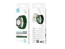 Zöld Techancy szilikon óraszíj Apple Watchhoz