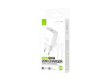 Fehér Techancy TA2824 USB-C gyorstöltő kábellel