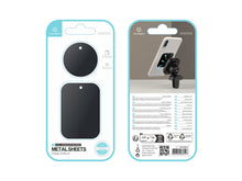 Fekete Techancy fém adapter mágneses telefontartóhoz