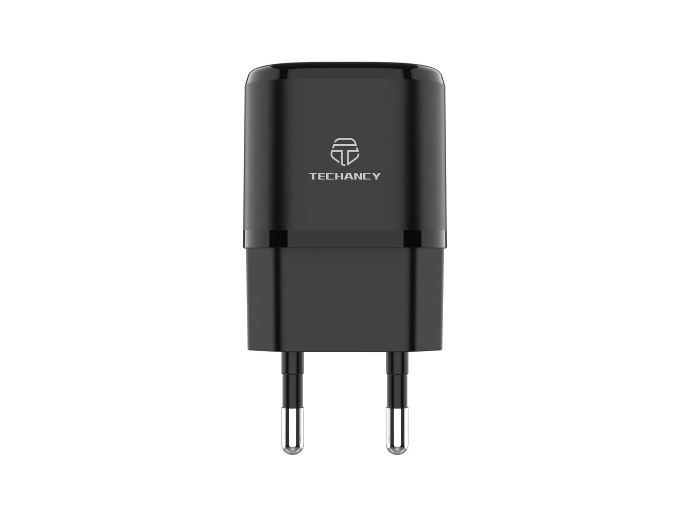 Fekete Techancy USB-C PD hálózati töltő