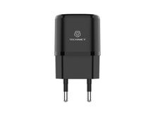 Fekete Techancy USB-C PD hálózati töltő