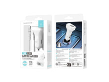 Techancy TC6403 Carregador de Carro Duplo USB 2.4A com Cabo Micro USB Branco-3