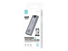 Szürke Techancy M.2 NVMe SSD ház USB-C csatlakozással