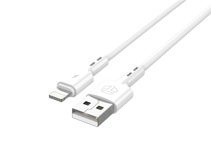 Fehér Techancy USB-A–Lightning kábel