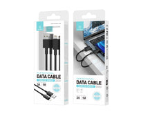 Fekete Techancy USB-A–Lightning kábel