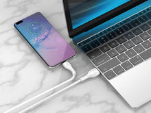 Fehér Techancy USB-A–Lightning adatkábel