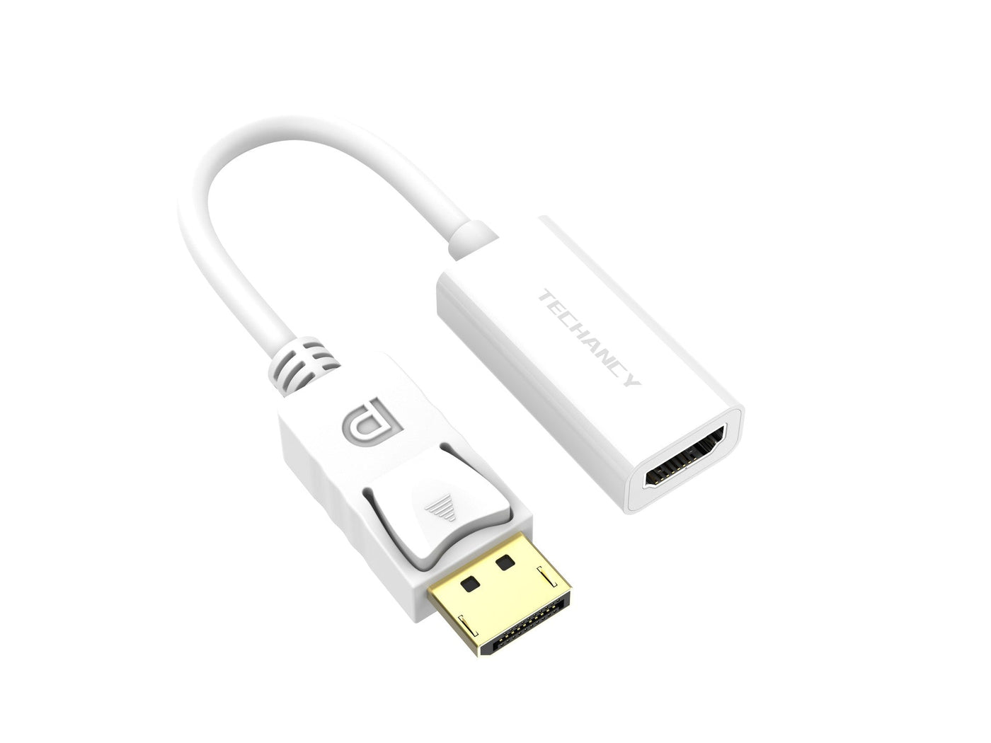 Fehér Techancy TL7337 DisplayPort–HDTV videóadapter
