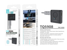 Fekete Techancy TQ5908 Bluetooth AUX vevő