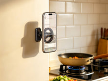 Suporte Magnetico Dupla Face para Telemovel Techancy TI2349, Imanes N52, Rotacao 360 Graus, Dobravel, Multiusos, Preto-2
