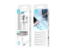 Fehér Techancy USB-A–Lightning kábel