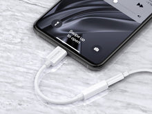 Fehér Techancy TV3759 3,5 mm audio adapter iPhone-hoz