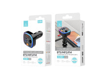 Fekete Techancy TE0866 Bluetooth FM-transzmitter autóba