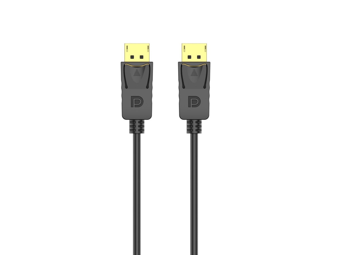 Fekete Techancy DisplayPort DP–DP kábel