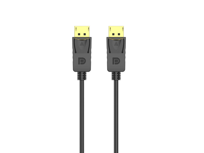 Fekete Techancy DisplayPort DP–DP kábel