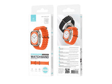 Narancssárga Techancy szilikon óraszíj Apple Watchhoz