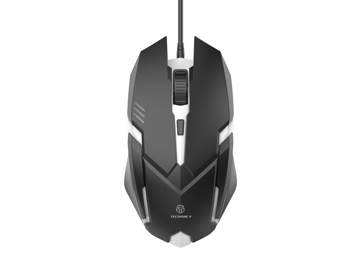 Fekete Techancy TJ6110 vezetékes gamer egér