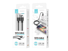 Fekete Techancy Micro USB adatkábel