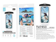 Fekete Techancy vízálló telefontok nyakpánttal