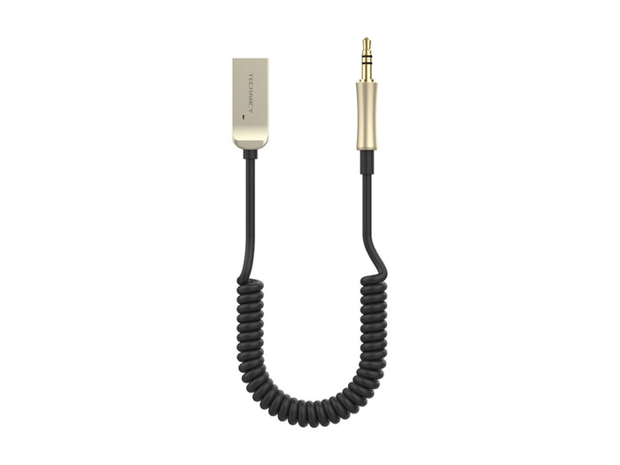 Fekete Techancy TQ5906 Bluetooth AUX autós vevő