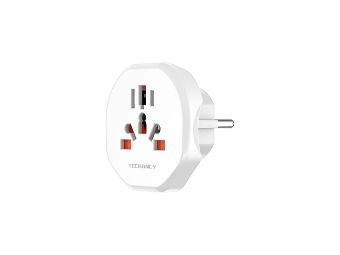 Fehér Techancy MB2500 utazóadapter
