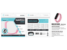 Techancy KC2105 fekete szilikon óraszíj Xiaomi Mi Band 5/6-hoz