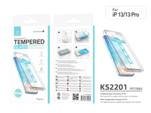 Átlátszó Techancy edzett üveg kijelzővédő iPhone 13/13 Pro készülékhez