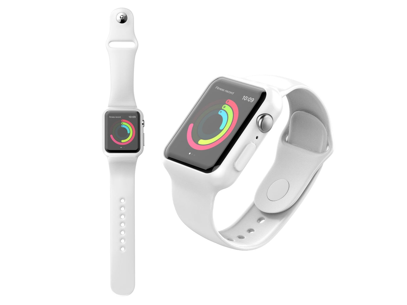 Fehér Techancy Apple Watch szíj 42–44 mm-es órához