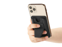 Fekete Techancy KC2126 mágneses kártyatartó iPhone-hoz