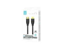 Fekete Techancy HDMI kábel 3 méteres kivitelben