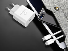Fehér Techancy USB-C PD 18 W hálózati töltő