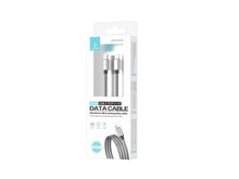 Ezüst Techancy USB-C–Lightning kábel 1 m