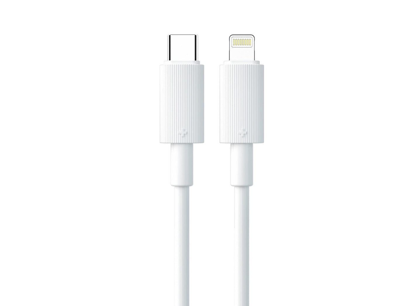 Fehér Techancy USB-C–Lightning gyorstöltő kábel