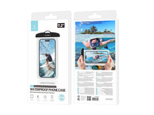 Fekete Techancy vízálló telefontok nyakpánttal