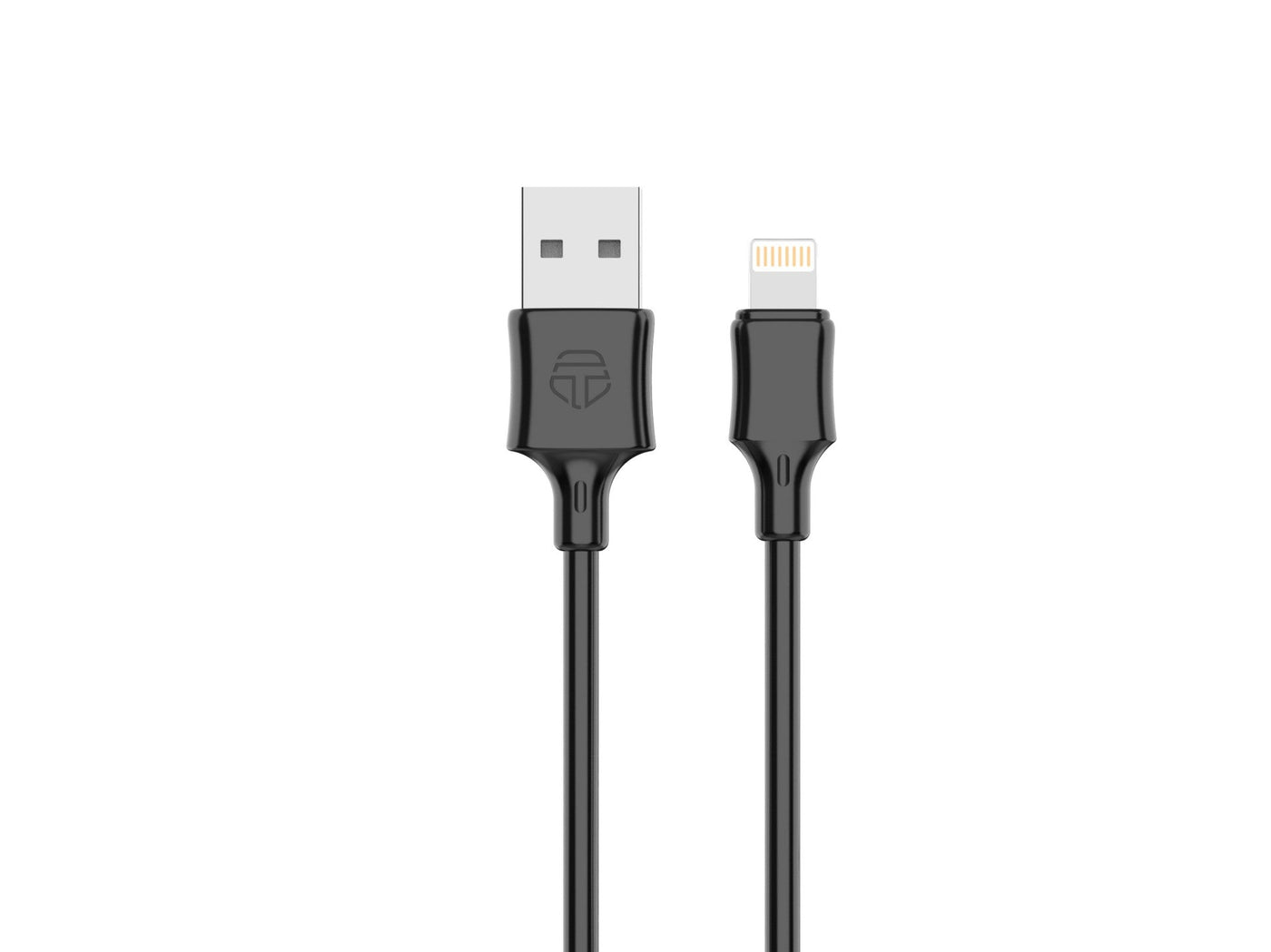 Fekete Techancy USB-A–Lightning töltőkábel