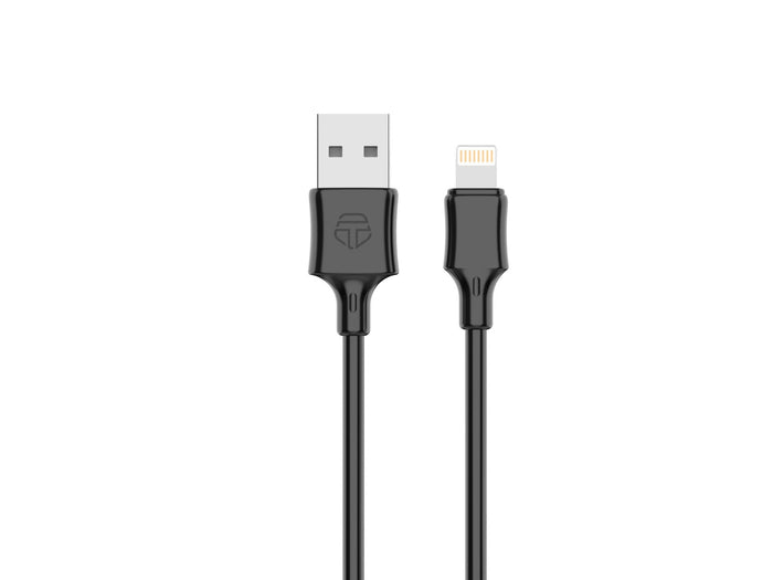 Fekete Techancy USB-A–Lightning töltőkábel