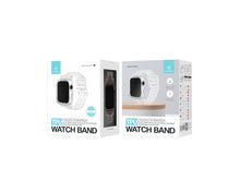Kávébarna Techancy szilikon óraszíj Apple Watch 42–44 mm-hez
