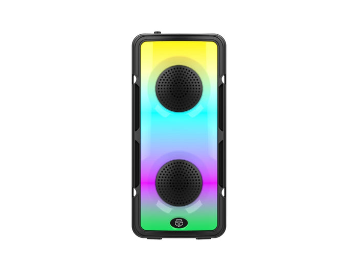 Fekete Techancy TH2636 Bluetooth party hangszóró LED fénnyel