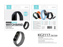 Szürke Techancy szilikon szíj Mi7 Smart Bandhez