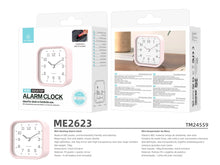 Rózsaszín Techancy mini asztali ébresztőóra nagy számokkal