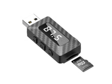 Fekete Techancy TQ5907 Bluetooth FM adó-vevő