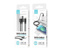 Fekete Techancy USB-A–Lightning kábel