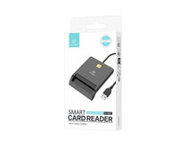 Fekete Techancy USB 2.0 intelligenskártya-olvasó
