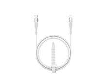 Fehér Techancy USB-C–Lightning gyorstöltő kábel
