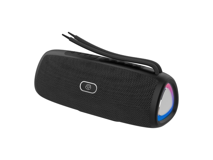 Fekete Techancy TH2633 Bluetooth hangszóró RGB LED fénnyel