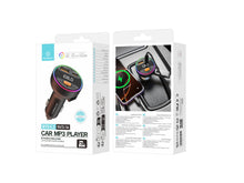 Fekete Techancy TE0874 Bluetooth FM transzmitter autóba