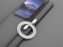 Techancy Cabo USB-C para USB-C TB4764 1M PD 60W, Trancado, Carga Rapida, Compativel com Telemoveis e Portateis, Branco-2