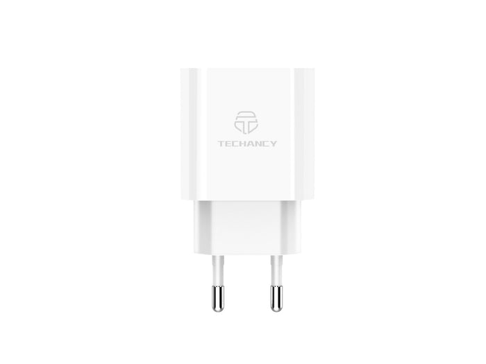 Fehér Techancy TA2775 USB-C hálózati töltő